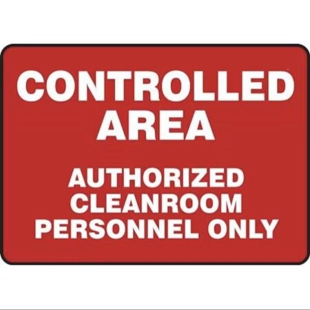 Accuform CLEAN ROOM SIGNS SAFETY SIGN MCLR510XP MCLR510XP